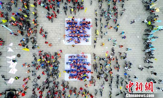 国际禁毒日将至扬州500名禁毒志愿者骑行宣传禁毒