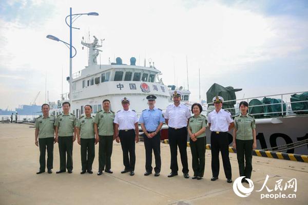 德国联邦警察海警访问团到辽宁海警参观访问
