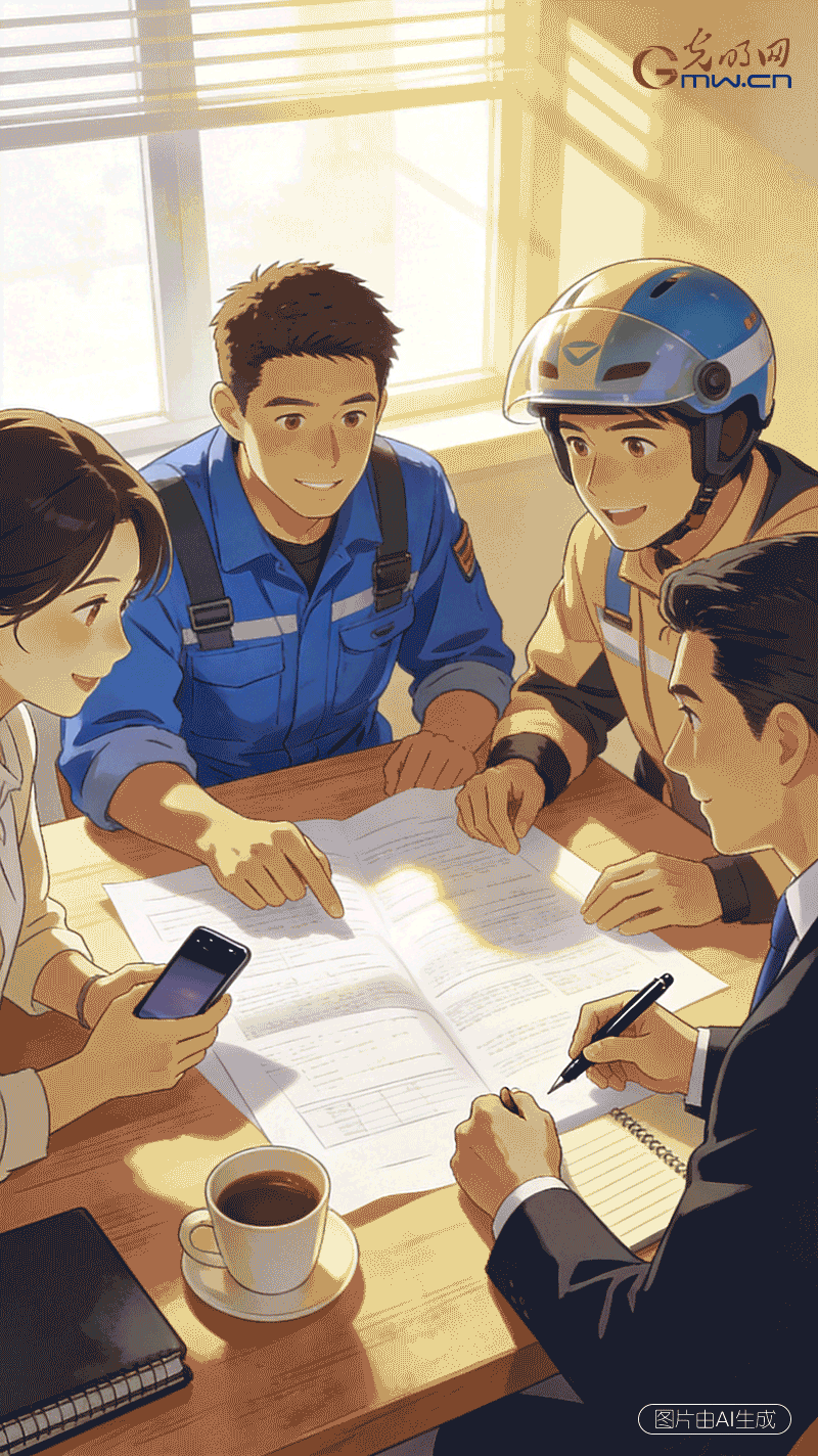 AI海报｜【e法筑网安 护航新就业】事关外卖员、网约车司机……这份报告为新就业群体“撑腰”