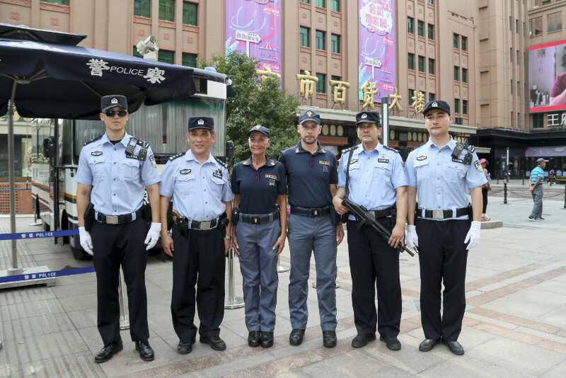 王府井多了意大利警察巡逻 中意2019年警务联合巡逻工作在京启动