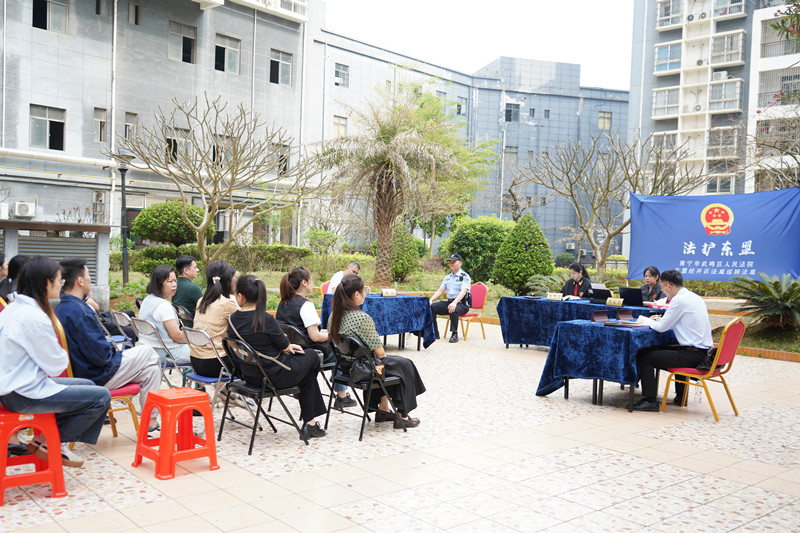 广西南宁市武鸣区法院东盟经开区法庭服务辖区社会发展记事