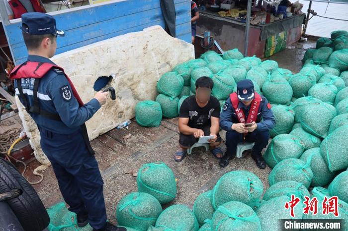 广西海警出动执法舰艇1900余艘次 维护伏季休渔秩序