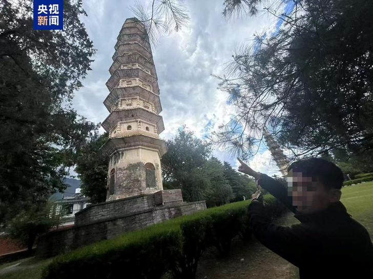 无人机“黑飞”穿越大理古塔坠落 涉事“飞手”被行拘
