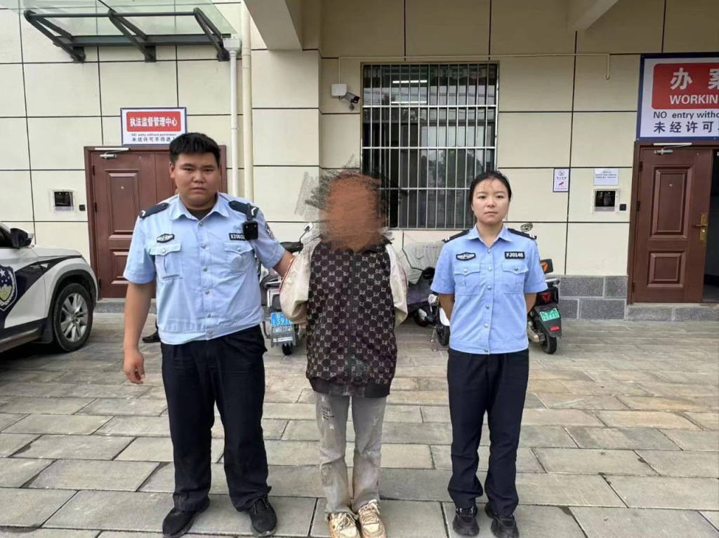 男女盗窃后嚣张喊话警方“来抓我呀” 已被抓捕归案