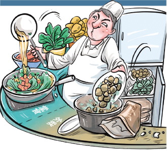 堂食用鲜肉外卖用冻肉 同一家饭店，外卖堂食大不同
