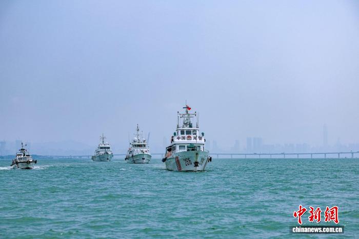 广东海警织密伏休“防护网” 查扣违法渔获物超57吨
