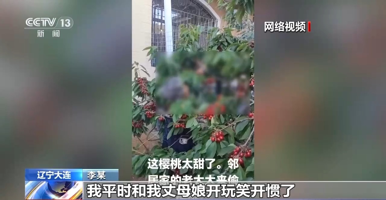 “老人偷樱桃”?摆拍!警方已依法查处