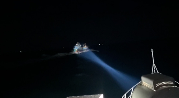 浙江舟山海警局查获一起走私成品油案