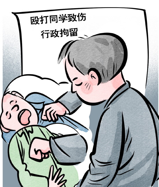 法律摘下十五岁少年“免罚金牌” 海口一中学生殴打同学致伤被行政拘留