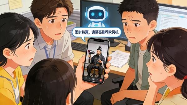 当“诸葛亮”开始直播带货:透视“AI魔改”如何收割流量