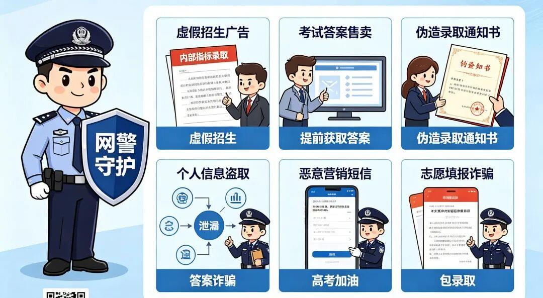 网警带你避开这些坑,预祝金榜题名