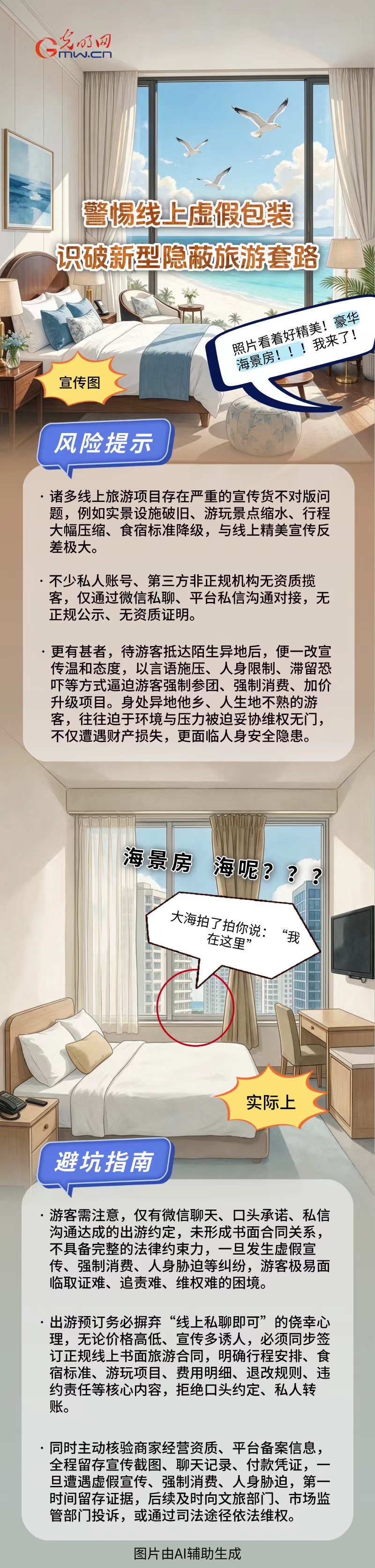 【光明云说法】双节出游避坑指南：出发前看完，旅途中这些陷阱千万别踩！