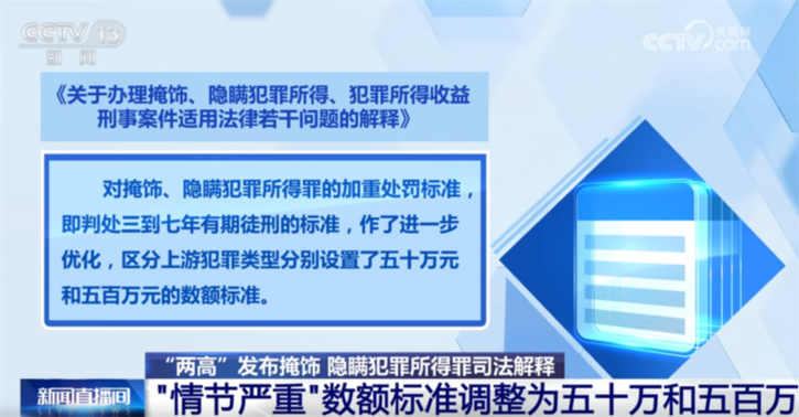 “两高”发布司法解释进一步严密我国反洗钱刑事法网 来看典型案例→