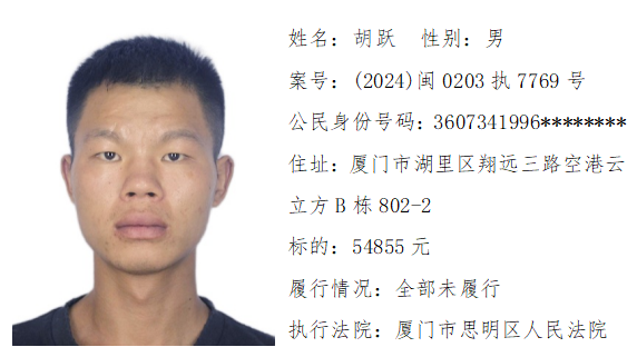 15人！厦门法院第四期预拘留公告