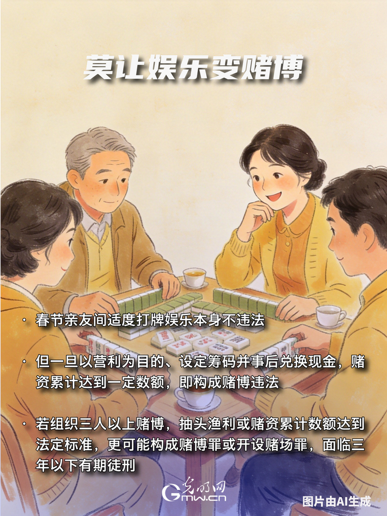 AI海报 | 自动驾驶？强行劝酒？打牌娱乐变赌博？春节团圆这些行为不可有！