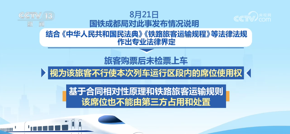 “旅客买票占座放零食”应如何处理?专家解读