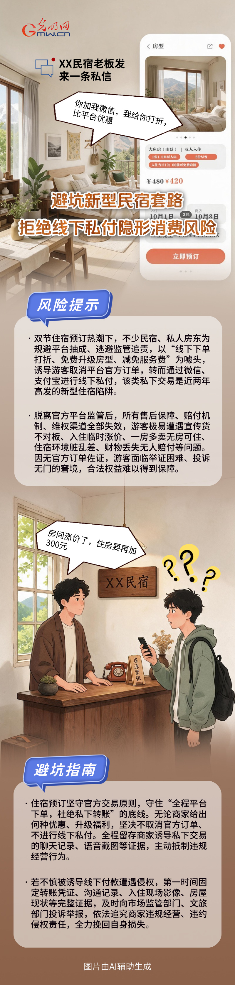 【光明云说法】双节出游避坑指南：出发前看完，旅途中这些陷阱千万别踩！