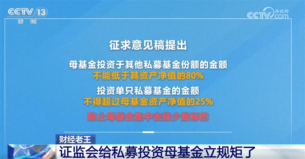 证监会给私募投资母基金“立规矩” 对普通投资者会不会有影响?快速了解↓
